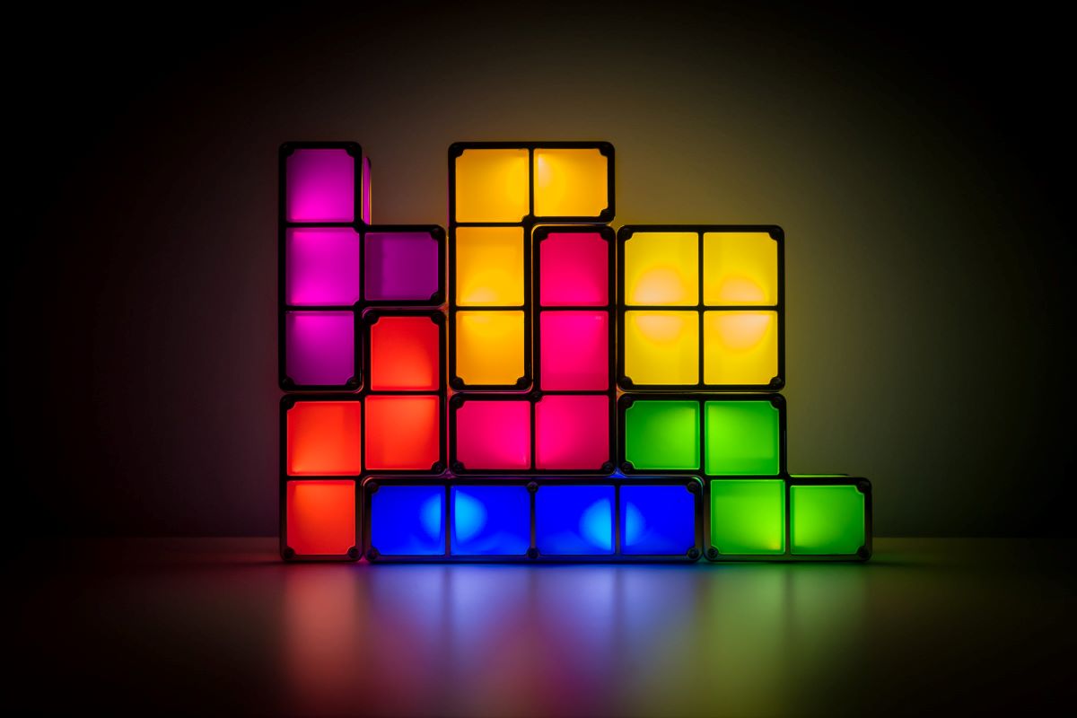 Representation of Tetris - blocks fitting together